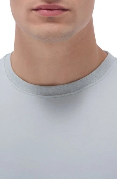 Bugatchi Hank Solid Pima Cotton T-shirt In Blue