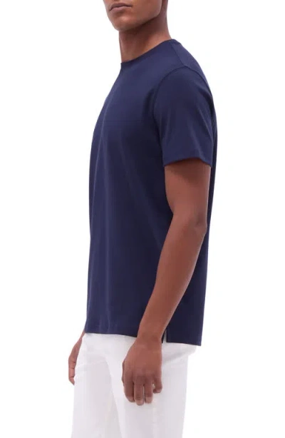 Bugatchi Hank Solid Pima Cotton T-shirt In Blue