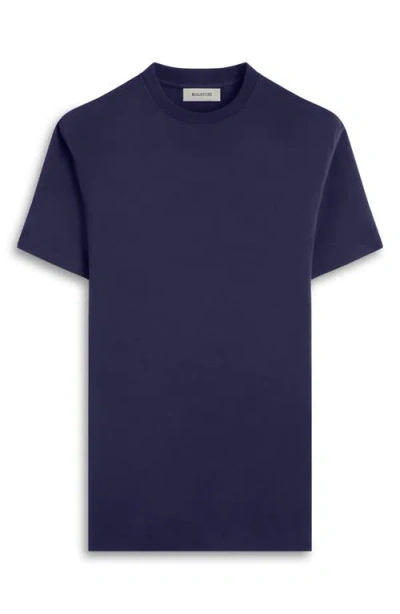 Bugatchi Hank Solid Pima Cotton T-shirt In Blue