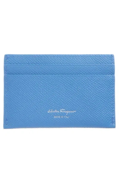 Ferragamo Double Gancio Leather Card Case