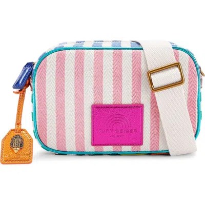 Kurt Geiger London Small Southbank Canvas Camera Crossbody Bag