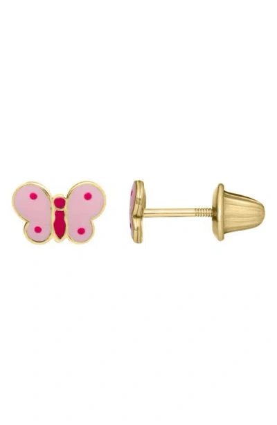 Mignonette Kids' Butterfly Stud Earrings