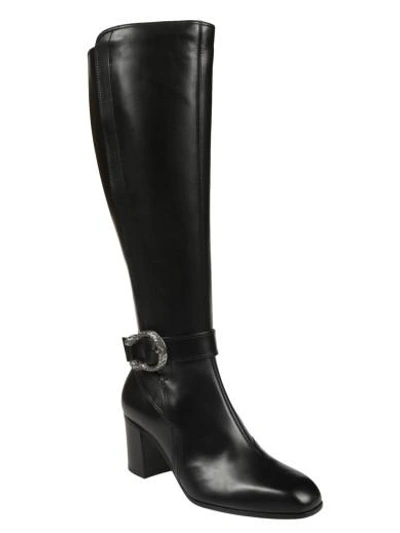 Shop Gucci Dionysus Boots In Black