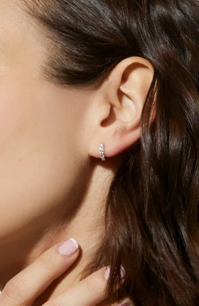 Ana Luisa Suzanne Cubic Zirconia Huggie Hoop Earrings