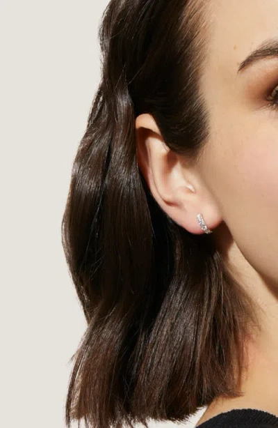 Ana Luisa Suzanne Cubic Zirconia Huggie Hoop Earrings