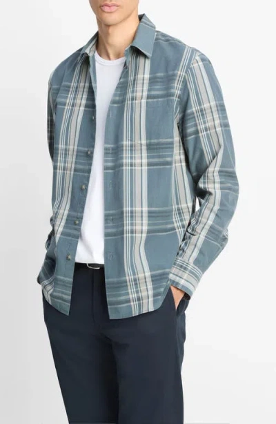Vince Lorimer Plaid Long Sleeve Shirt