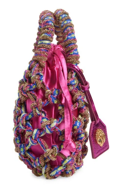 Kurt Geiger London Small Macramé Crystal Handbag