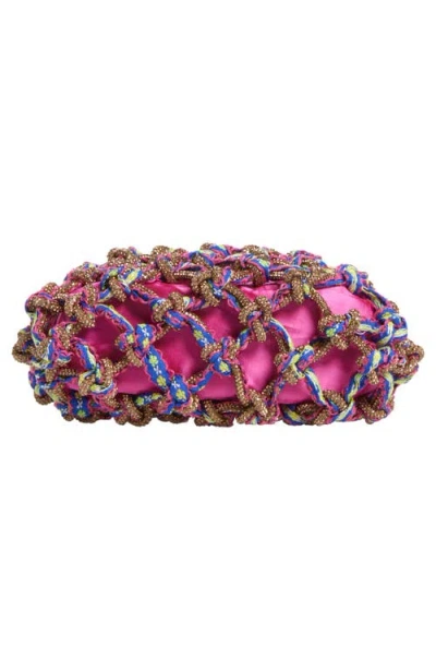 Kurt Geiger London Small Macramé Crystal Handbag
