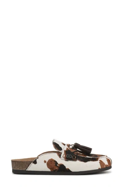 Sam Edelman Astrid Mule Brown Cow Print Calf Hair In Multi