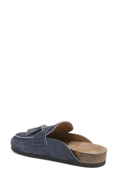 Sam Edelman Astrid Mule Atlantic Blue Suede In Blue
