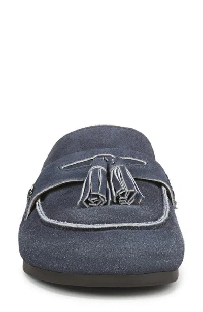 Sam Edelman Astrid Mule Atlantic Blue Suede In Blue