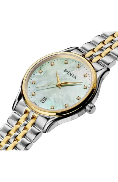 Balmain Beleganza Diamond Bracelet Watch, 32mm In Multi