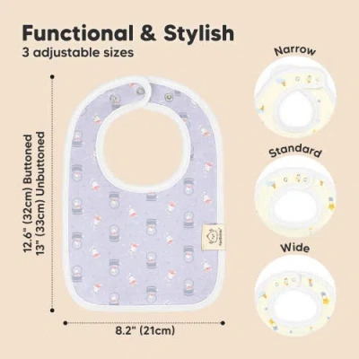 Keababies 8-pack Coast Drool Bibs In Multi