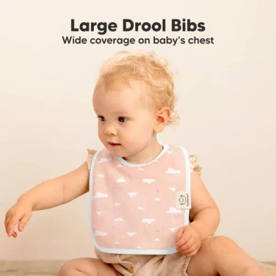 Keababies 8-pack Coast Drool Bibs In Multi