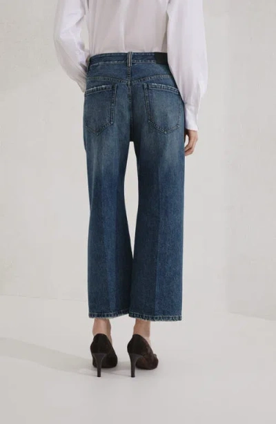 Brunello Cucinelli Contemporary Square Trousers In Blue