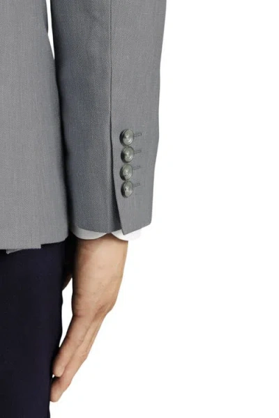 Charles Tyrwhitt Linen Cotton Jacket In Gray