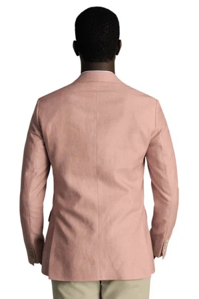 Charles Tyrwhitt Linen Cotton Jacket In Neutral