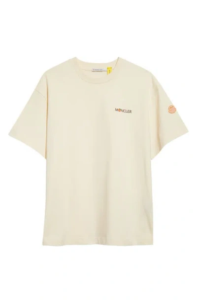 Moncler X Gilga Farm By Donald Glover Logo Patch T-shirt In White
