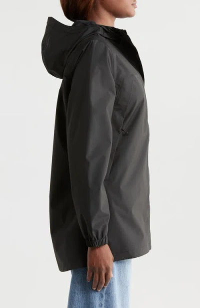 The North Face Antora Waterproof Hooded Rain Jacket In Black