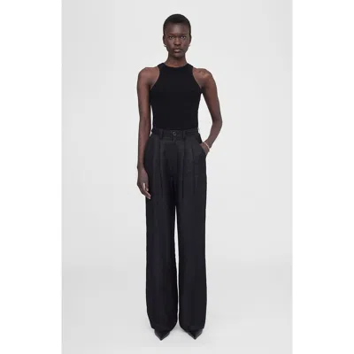 Anine Bing Va Tank Top In Black