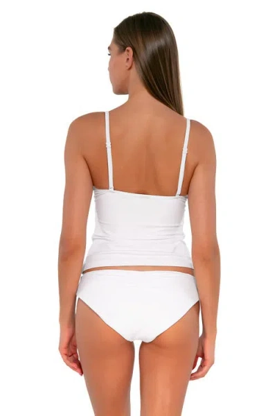 Sunsets Simone Tankini Swimsuit Top In White
