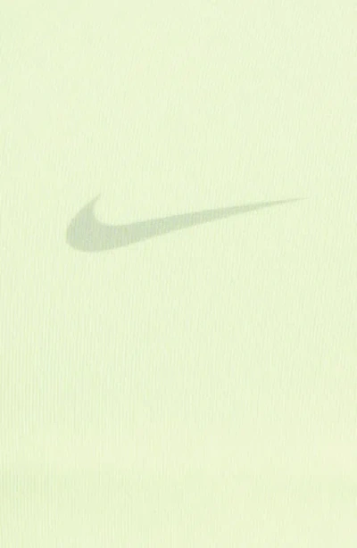 Nike Zenvy Asymmetrical Light-support Padded Sports Bra In Green
