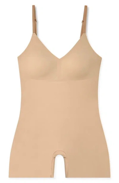 True & Co. True & Co True Body Everyday Shaping Romper In Neutral