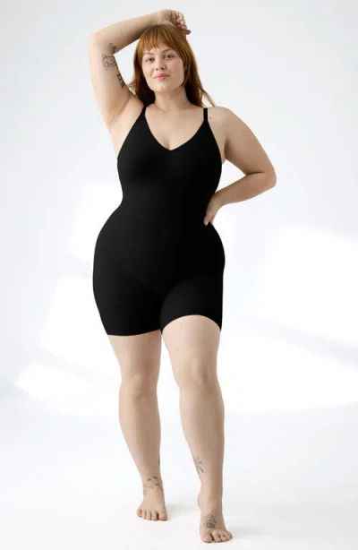 True & Co. True & Co True Body Everyday Shaping Romper In Black