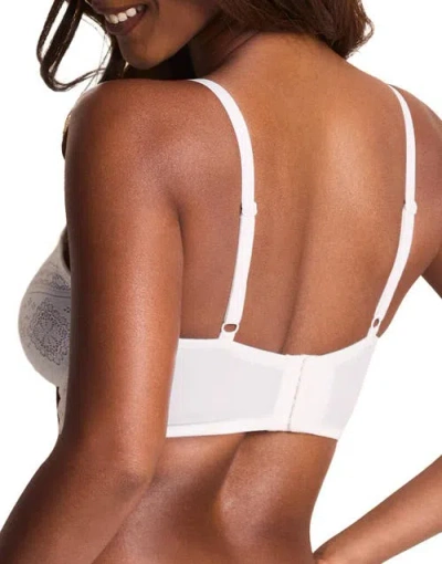 Adore Me Zooey Unlined Balconette Bra In White