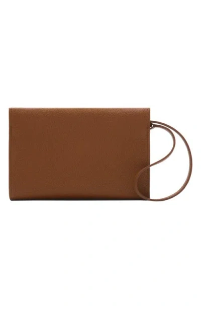 Burberry Cotswolds Leather Wristlet Pouchette