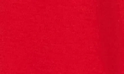 Ralph Lauren Solid Cotton Interlock Polo Romper In Red