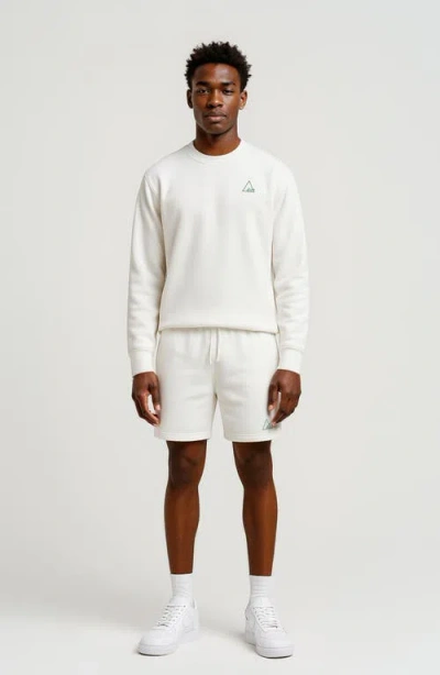 D.rt Golf Par Cotton Crewneck Sweatshirt In White