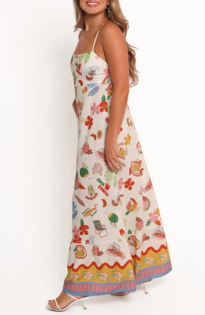 Petal And Pup Petal & Pup Else Print Maxi Dress In Multi