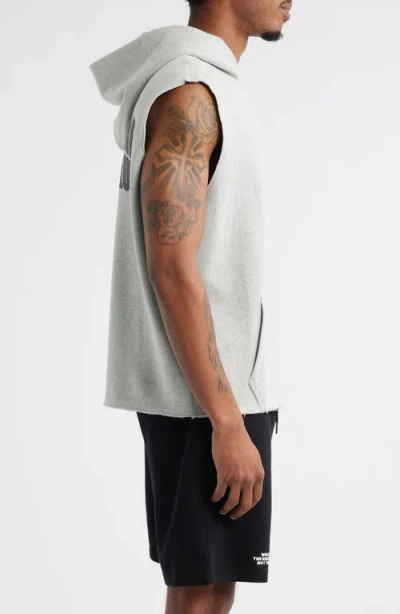 Billionaire Boys Club Bb Space Sleeveless Pullover Hoodie In Metallic