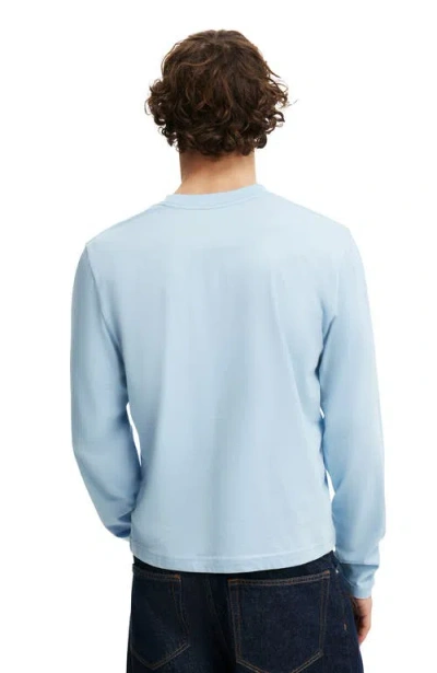 Cotton On Cropped Fit Long Sleeve In Blue