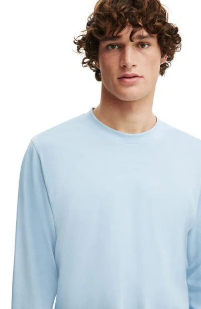 Cotton On Cropped Fit Long Sleeve In Blue