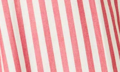 Solid & Striped The Mayan Stripe Cotton Camisole In Pink