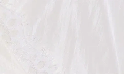 Melloday Lace Detail Tiered Dress In White