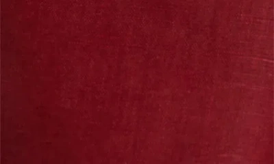 Faithfull The Brand Miel Stripe Linen Drawstring Shortsi In Burgundy