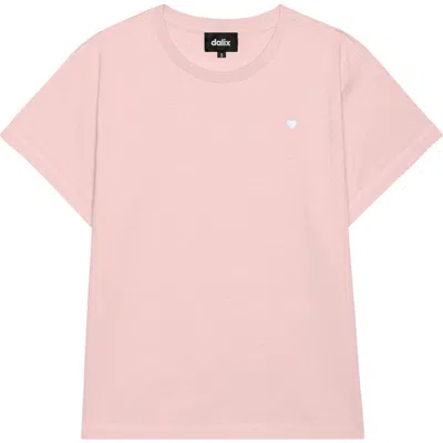 Dalix Womens Lil Heart Lightweight High Waisted Tee