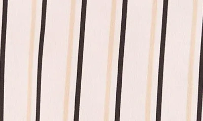 Vince Camuto Stripe Cowl Neck Sleeveless Top In White