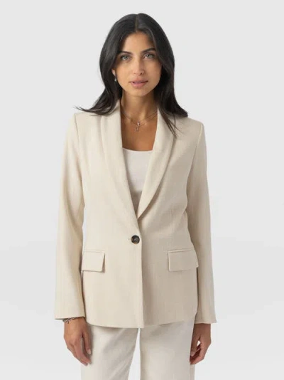 Saint + Sofia Argent Blazer