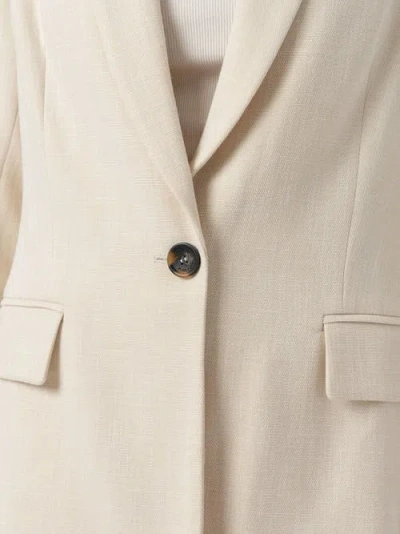 Saint + Sofia Argent Blazer