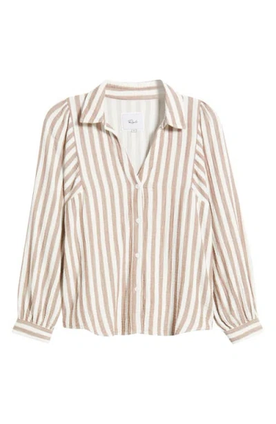 Rails Lo Stripe Shirt In Neutral