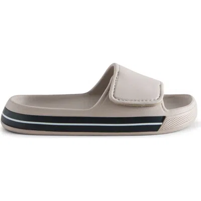 Next Kids' Cement Slide Sandal In White