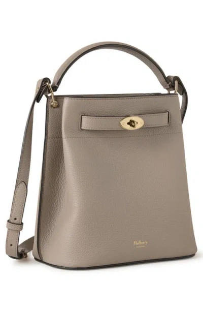 Mulberry Leather Islington Bucket Bag In Neutral