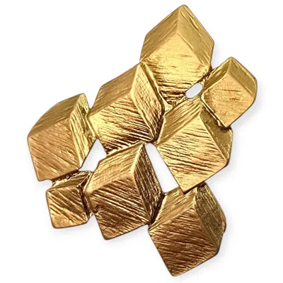 Tote London Women's Gold Kubira Cocktail Ring