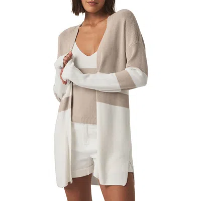 Splendid Octavia Colorblock Longline Cardigan In Multi