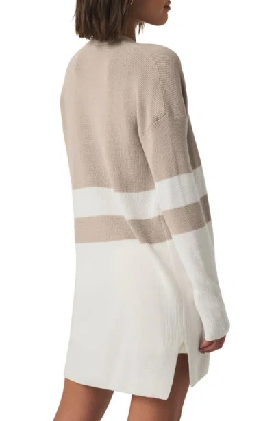 Splendid Octavia Colorblock Longline Cardigan In Multi