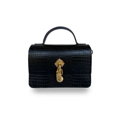 Indigolush Women's Mini Classic Gl Black Liza Gold